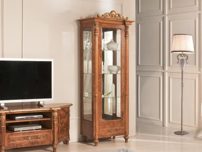 CLASSICO 2070 - Solid wood display cabinet _ Guerra Vanni